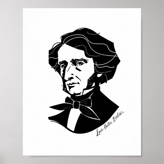 Louis-Hector Berlioz Poster (Voorkant)