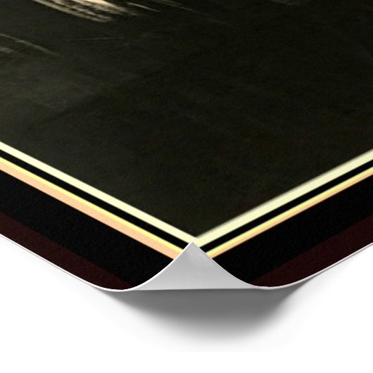 Louis Icart " Blond op Piano" Poster (Hoek)