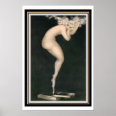 Louis Icart "Cigarette" 13 x 19 Poster (Voorkant)