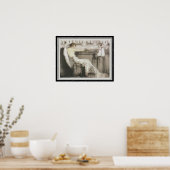 Louis Icart "Cocktail Bar" 16 x 20 Poster (Keuken)