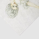 Louis Icart  Vrouw Marie Antoinette Tissuepapier (Detail)