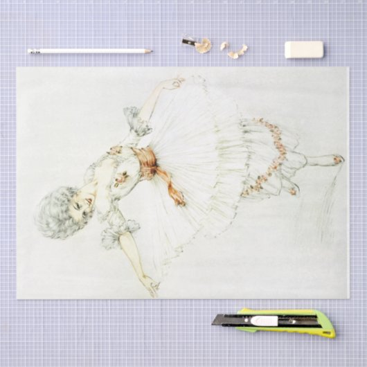 Louis Icart  Vrouw Marie Antoinette Tissuepapier (Craft)