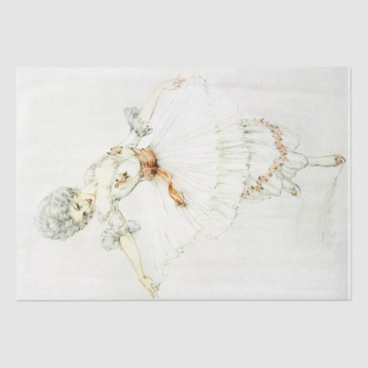 Louis Icart  Vrouw Marie Antoinette Tissuepapier (Voorkant)