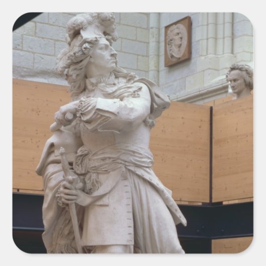 Louis II, 4e Prins van Bourbon en Conde (1621-86) Vierkante Sticker (Voorkant)