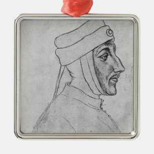 Louis II van Vlaanderen Metalen Ornament
