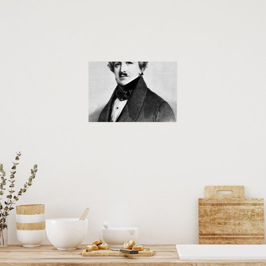Louis Jacques Mande Daguerre Poster (Keuken)