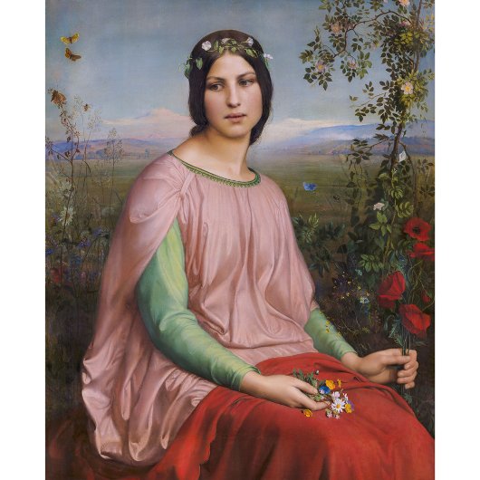 Louis Janmot Flower of the fields CC0915 Large Poster