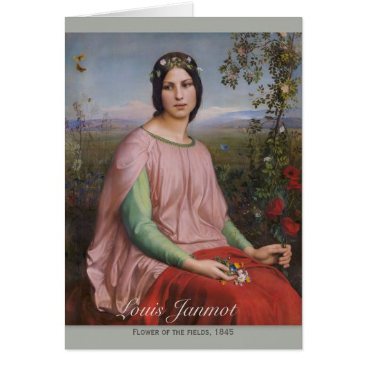 Louis Janmot Flower of the fields CC0916 Art cards (Voorkant)