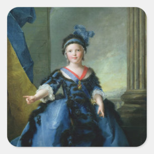 Louis-Joseph-Xavier de France Duke van Vierkante Sticker