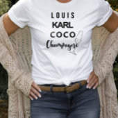 Louis Karl Coco Champagne Statement T-shirt
