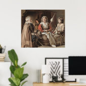 Louis Le Nain - Peasant Interior Fine Art Poster (Thuiskantoor)