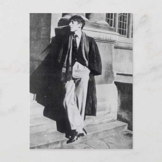 Louis MacNeice in zijn tijd in Oxford Briefkaart (Voorkant)