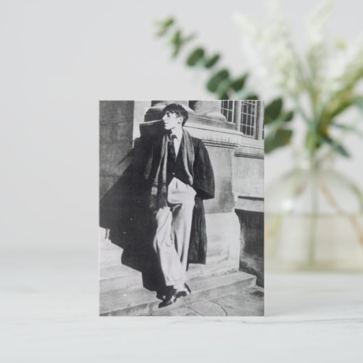 Louis MacNeice in zijn tijd in Oxford Briefkaart (Staand voorkant)