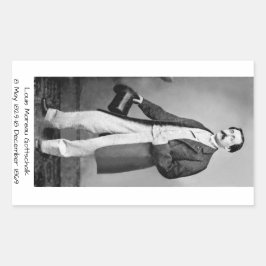 Louis Moreau Gottschalk Rechthoekige Sticker