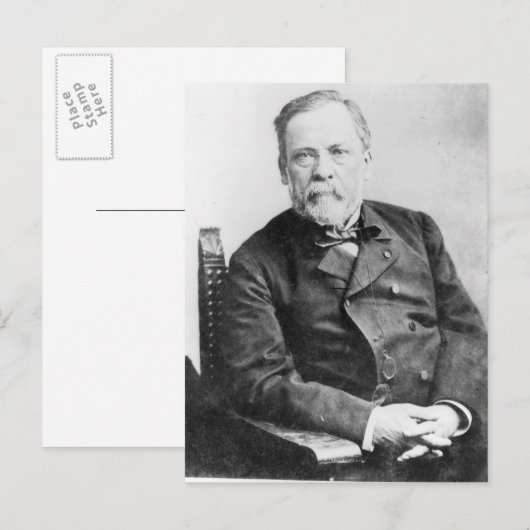 Louis Pasteur Briefkaart (Voorkant / Achterkant)