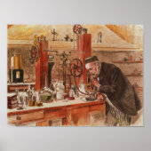 Louis Pasteur experimenteert Poster (Voorkant)