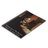 Louis Pasteur "Fortune" Citaat Gifts & T - shirts Notitieboek (Linkerzijde)