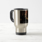 Louis Pasteur "Fortune" Citaat Gifts & T - shirts Reisbeker (Voorkant links)