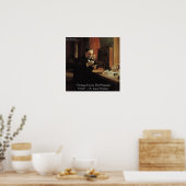 Louis Pasteur "Geluk" Wijsheid Quote Poster (Keuken)