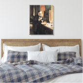 Louis Pasteur in zijn Laboratorium, 1885 Canvas Afdruk (Insitu (Slaapkamer))