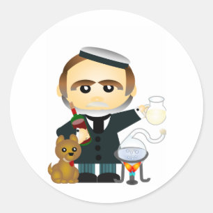 Louis Pasteur Ronde Sticker