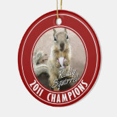 Louis Rally Squirrel 2011 Winners Keramisch Ornament (Links)