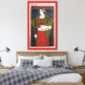 Louis Rhead ~ Salon des Cent Canvas Afdruk (Insitu (Slaapkamer))