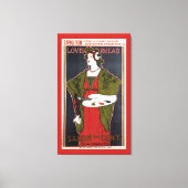 Louis Rhead ~ Salon des Cent Canvas Afdruk (Voorkant)