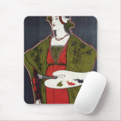 Louis Rhead ~ Salon des Cent Muismat (Met muis)