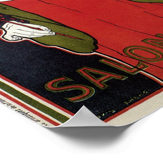 Louis Rhead ~ Salon des Cent Poster (Hoek)