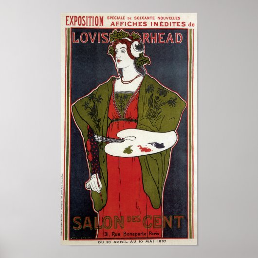 Louis Rhead ~ Salon des Cent Poster (Voorkant)