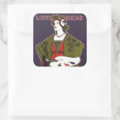 Louis Rhead ~ Salon des Cent Vierkante Sticker (Tas)