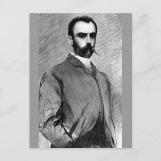 Louis Ricardo Falero - Selfportret Briefkaart