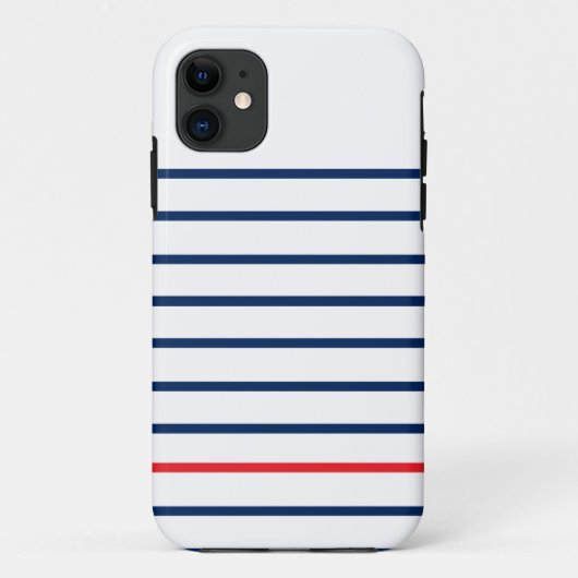Louis Stripes Iphone 5 hoesje met out-naam (Achterkant)