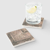 Louis Sullivan Chicago Beurs Detail Stenen Onderzetter (Zijkant)