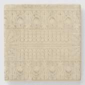 Louis Sullivan Peacock Ceiling Chicago Architect Stenen Onderzetter (Voorkant)