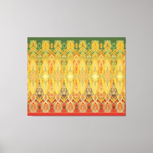 Louis Sullivan Truss Frieze Stencil Canvas Afdruk (Voorkant)