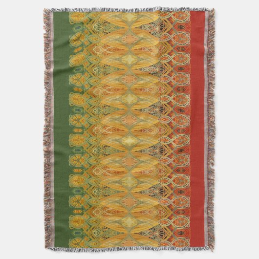 Louis Sullivan Truss Frieze Stencil Deken (Voorkant Verticaal)