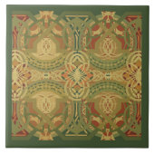 Louis Sullivan "Upper Beam Stencil Pattern" Tegeltje (Voorkant)