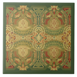 Louis Sullivan "Upper Beam Stencil Pattern" Tegeltje