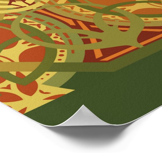 Louis Sullivan Upper Beam Stencil Poster (Hoek)