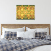 Louis Sullivan Upper Beam Stencil Poster Canvas Afdruk (Insitu (Slaapkamer))