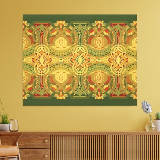 Louis Sullivan Upper Beam Stencil Poster Canvas Afdruk (Insitu (Woonkamer))