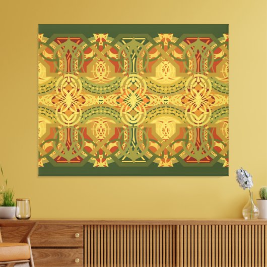 Louis Sullivan Upper Beam Stretched Canvas Print (Insitu (Woonkamer))