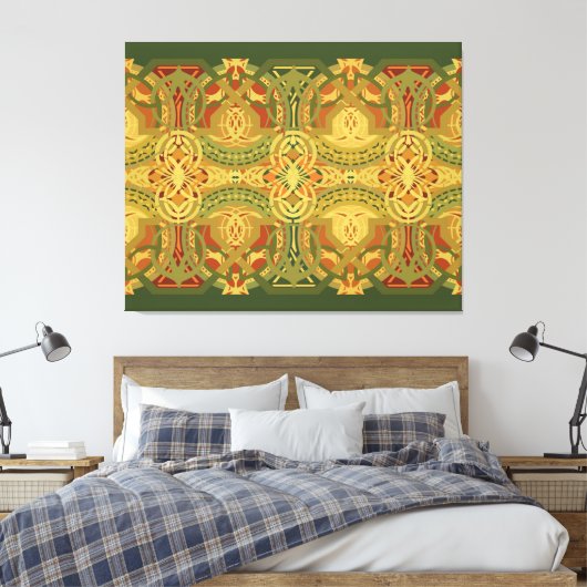 Louis Sullivan Upper Beam Stretched Canvas Print (Insitu (Slaapkamer))