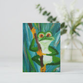 Louis the Frog Briefkaart (Staand voorkant)