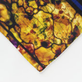 Louis Tiffany Glas in lood Raamlandschap Fleece Deken (Hoek)