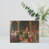 Louis VII de Young, koning van Frankrijk Briefkaart (Staand voorkant)