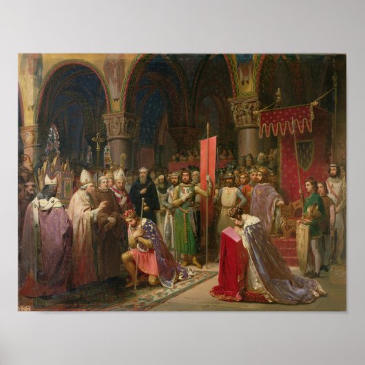 Louis VII de Young, koning van Frankrijk Poster (Voorkant)