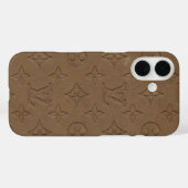 Louis Vuitton- iPhone 16 hoesje. beige kleur Case-Mate iPhone Case (Achterkant (horizontaal))
